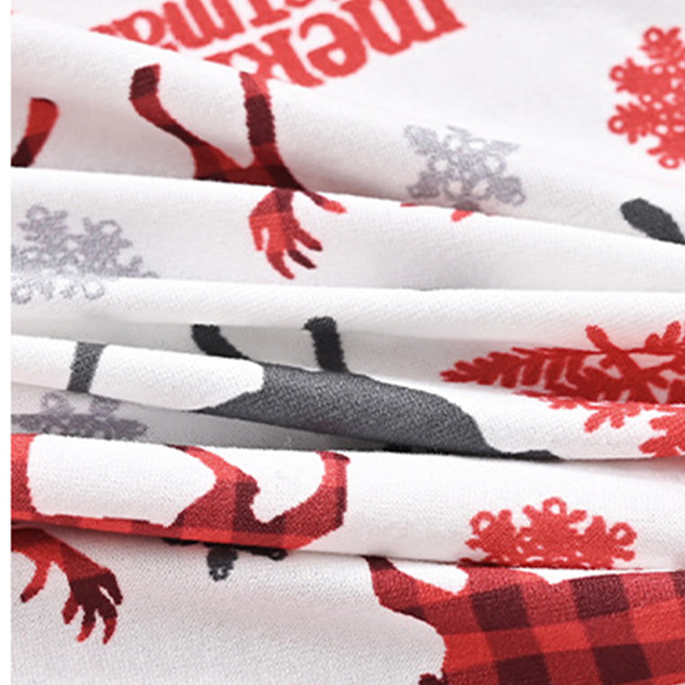 Christmas Recliner Chair Cover Sofa Slipcover with Side Pocket