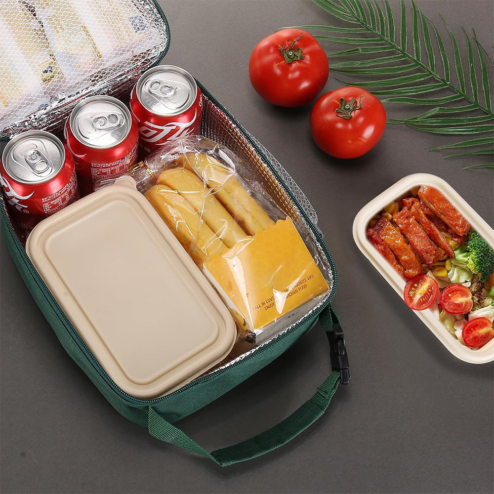 Large Capacity Insulated Lunch Bag Reusable Cooler Tote for Work Travel Picnic