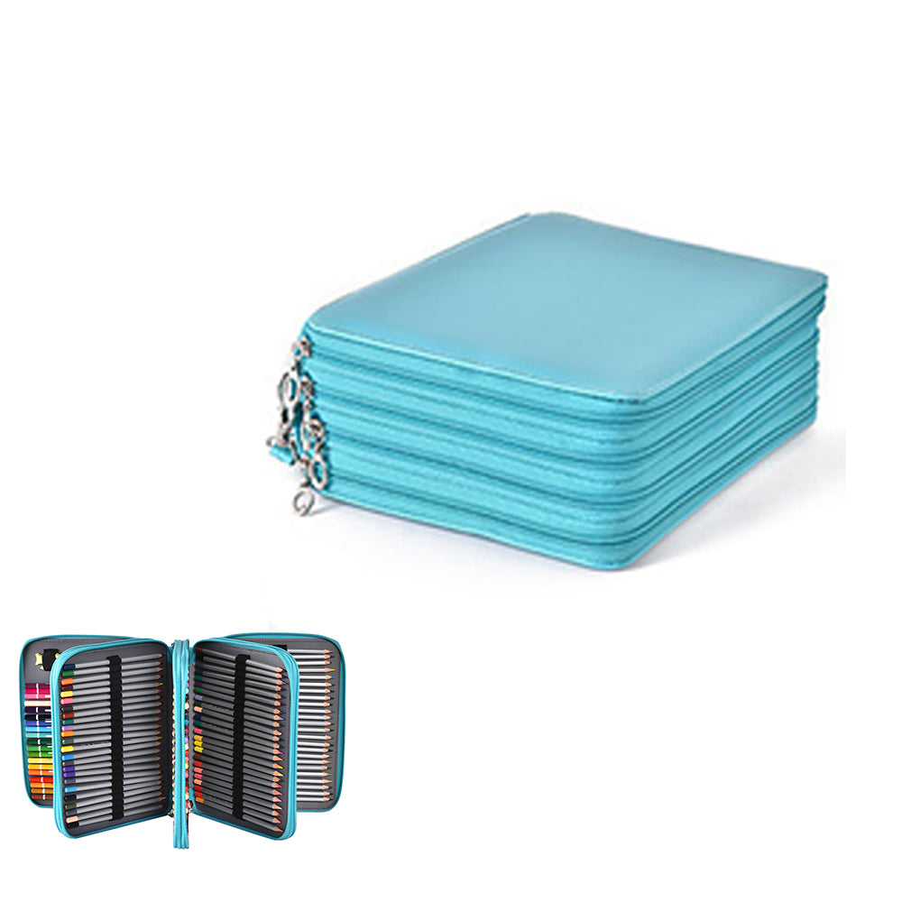 184 Slot Foldable Large Capacity Pencil Case Makeup Bag and Storage Organizer