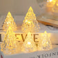 4Pcs Battery Powered Mini Iceberg Bedside Lamp