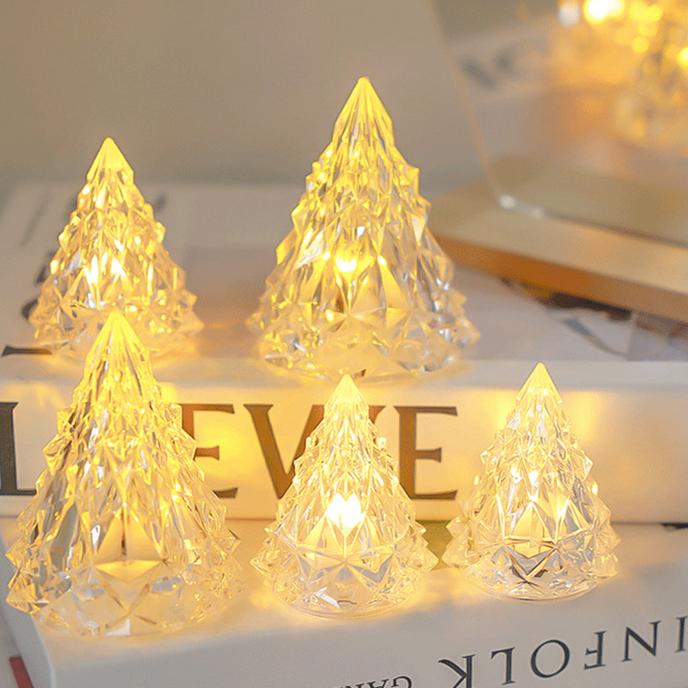 4Pcs Battery Powered Mini Iceberg Bedside Lamp
