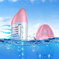 Full Face Snorkel Mask – 180 Degree Panoramic View Anti-Fog & Leak Proof-Pink