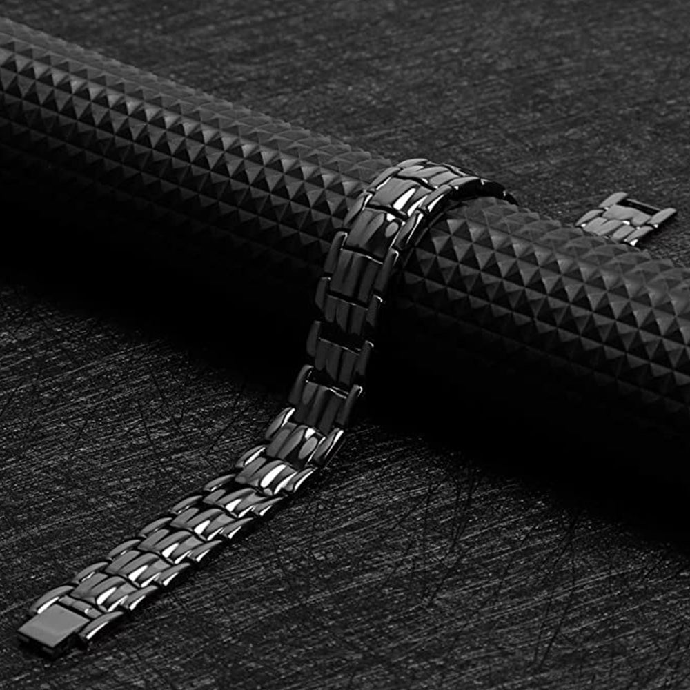 Pure Copper Bracelet with Double-Row Strong Adsorbable Iron