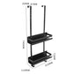 2 Tiers Bathroom Hanging Storage Rack