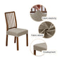 Stripe Lattice Double Elastic Stool Mask Chair Cover
