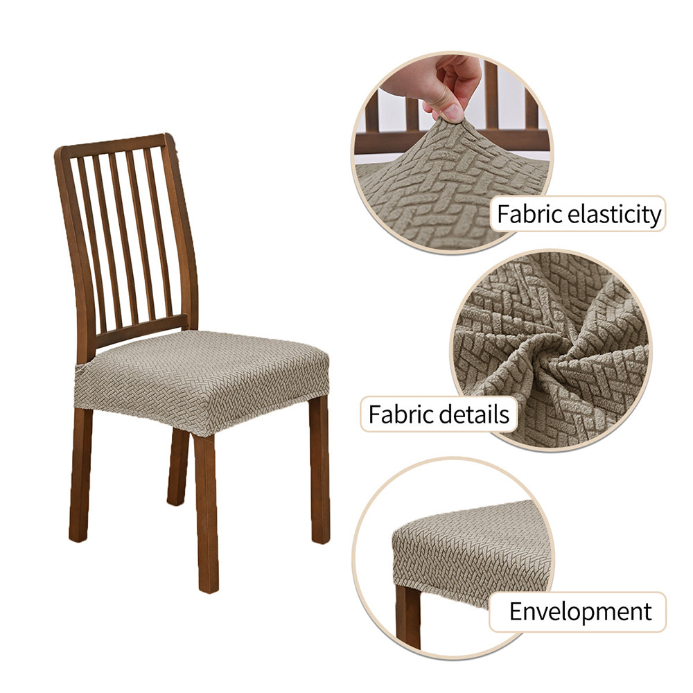 Stripe Lattice Double Elastic Stool Mask Chair Cover