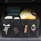 Foldable Car Trunk Organizer with Handles and 3 Compartments