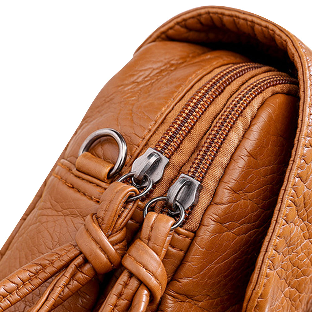 PU Leather Small Cell Phone Crossbody Bag