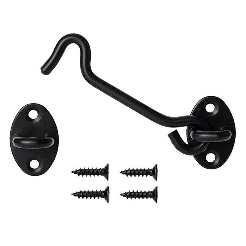 Cabin Hook Eye Brass Gate Hook Window Barn Door Latch Shed Lock Catch Holder