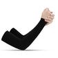 3 Pairs 40cm Straight Nylon Spandex Cooling Arm Sleeves without Thumb Holes