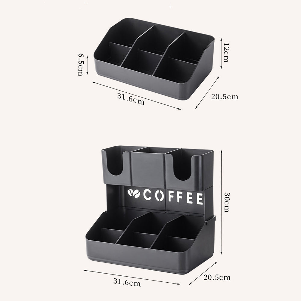 Adjustable Cup Holder Organizer Expandable for Coffee Shop Home Bar