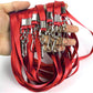 50 Flat Polyester ID Badge Lanyards with 360 Degree Swivel Hooks