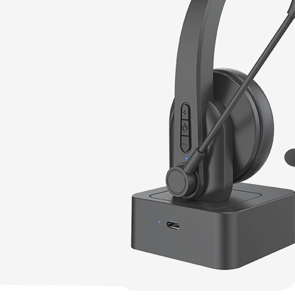 Bluetooth Headset with Microphone Wireless Business Headphones Mic