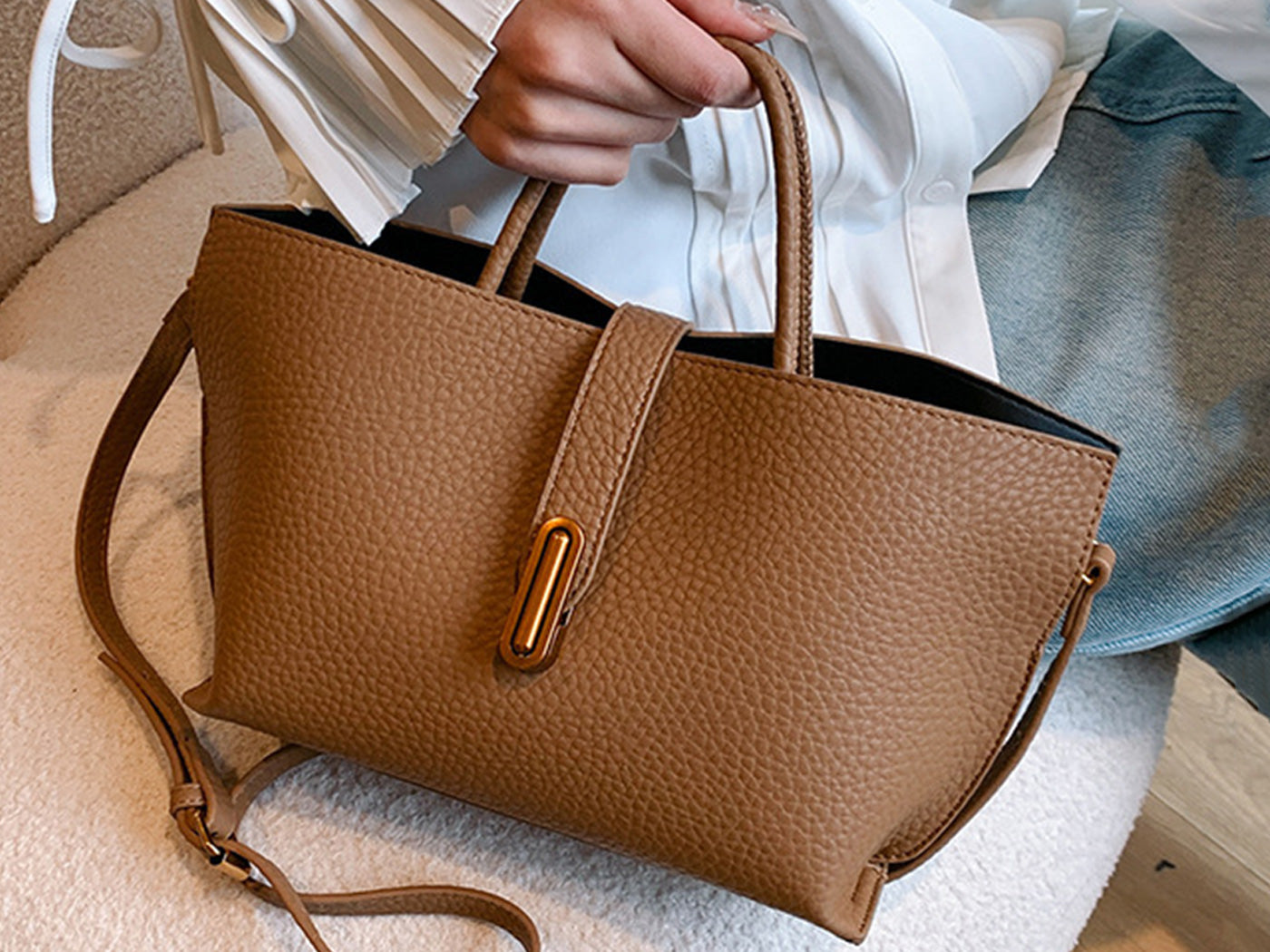 Christmas Gift Women's Elegant Handbag Crossbody Bag Casual Trendy Daily Commuting Bag