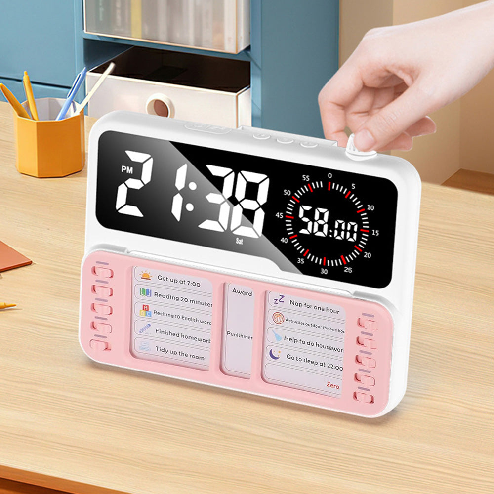 Visual Countdown Timer Clock Task Board and Pen Holder