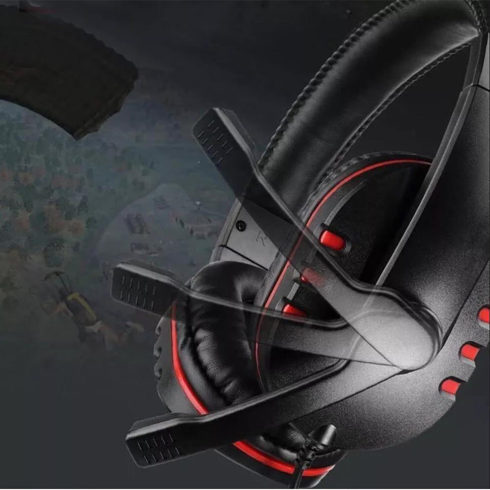 Gaming Headset Headphone with Microphone Volume Wired for PS4 PS5 XBOX ONE