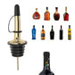 12Pcs Stainless Steel Non Drip Wine Pourers with Dust Caps