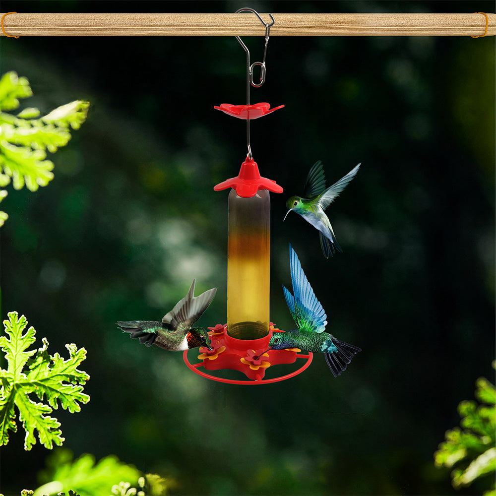 Plastic Hummingbird Feeder for Hanging Outdoors
