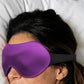 3D Full Blackout Sleep Mask Cooling Memory Foam Eye Mask Adjustable Headband