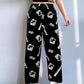 Women's Hello Kitty Inspired Flannel Cartoon Print Pajama Pants