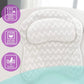 4D Mesh Bath Pillows With Suctions for Neck or Back Support