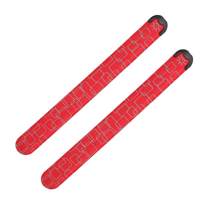 2Pcs LED Light-Up Armband Security Belt Night Running Cycling Arm Band