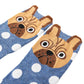 5 Pairs of Cotton Dog Patterns Socks