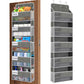 5-Tier Over the Door Hanging Storage Organizer with 10 Side Mesh Pockets