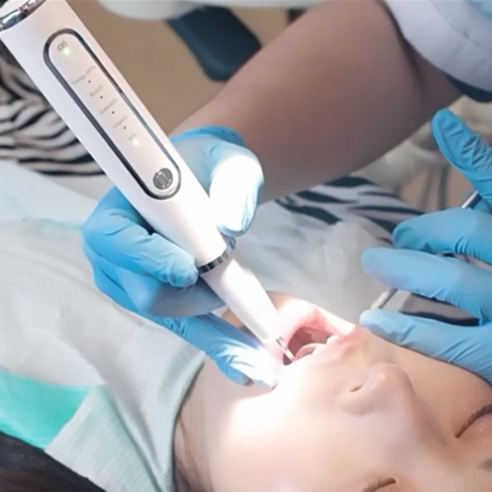 Electric Dental Calculus Removal Teeth Cleaning Kit With LED Light