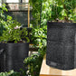 2X15 Gallon Potato Grow Bags with Dual Harvest Window Visible Window Non-Woven Planter Pot