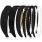 7 Piece Retro Pearl and Ribbon Hair Headband Set for Women