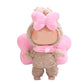 Doll Clothes Set with Small and Large Bow Accessories