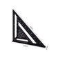 7/12 inch Metric Aluminium Alloy Square Protractor Triangle Ruler Measuring Tool