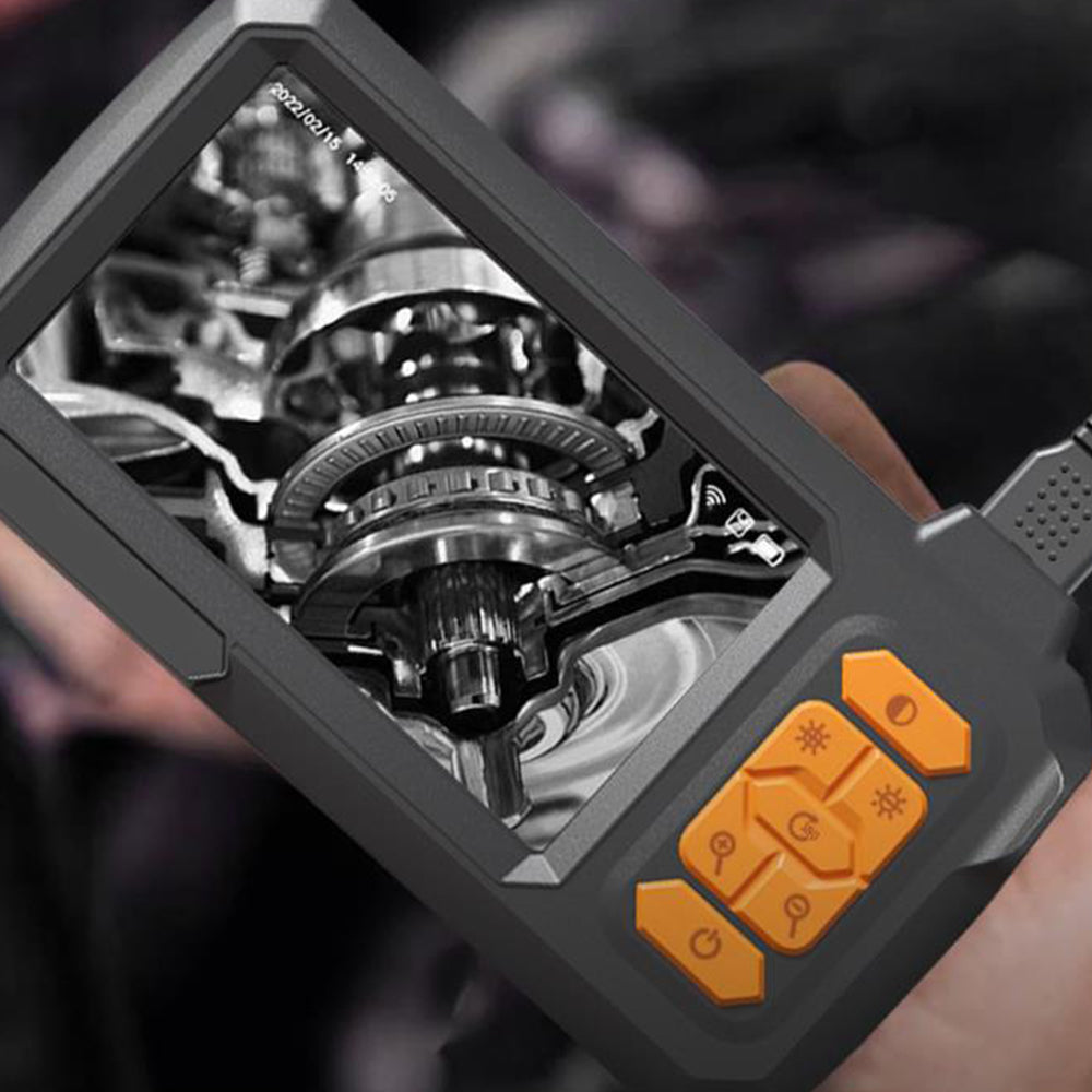 1080P HD Industrial Endoscope 4.3Inch Color LCD Screen Borescope Inspection Camera