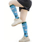 6 Pairs High Stretch Long Socks for Sports Casual Wear for Women - Style 3
