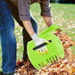Pair of Leaf Grass Scoops Hand Pickup Garden Rakes