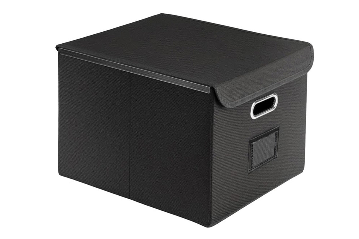 File Organizer Box With Lid Collapsible File Folder Organizer For Office Document