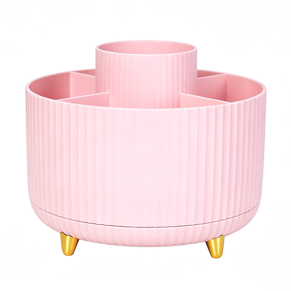 360 Degree Rotating Desk Organizer with 4 Slots For Pencil and Pen Holder
