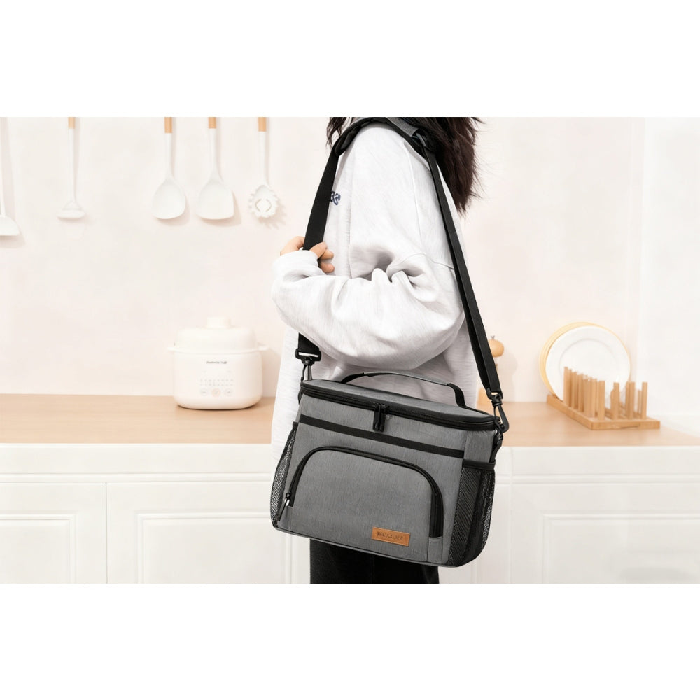 Insulated Lunch Bag for Women/Men Reusable Lunch Box for Office Picnic Hiking Beach