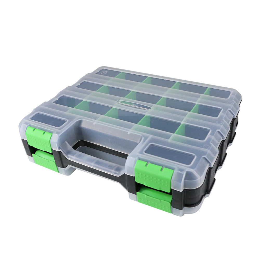 34 Grid Double Sided Tool Organizer Box for Screws Nuts and Small Parts