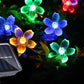Outdoor Solar String Flower Lights Fairy Lights for Garden and Christmas Decoration