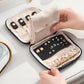 PU Multi Compartment Travel Jewelry Organizer Bag with Velvet Lining