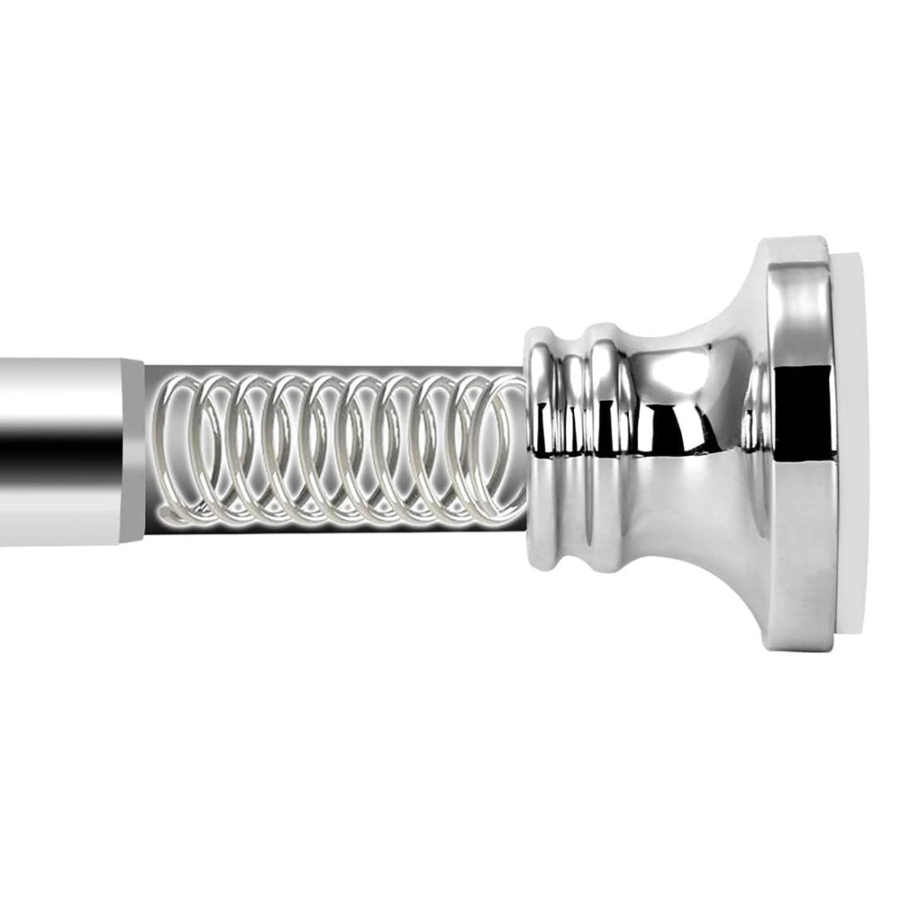 Adjustable Tension Curtain Rod Telescopic Shower Pole for Bathroom