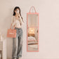 Portable Foldable Full Length Mirror with Handle Tri Fold Mirror for Makeup Dance Practice