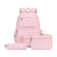 3 Piece Girls School Backpack Set with Lunch Bag Pencil Case