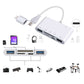 For iPhone iPad  5 in 1 USB-C SD Card Reader USB-C to Memory Card OTG Adapter