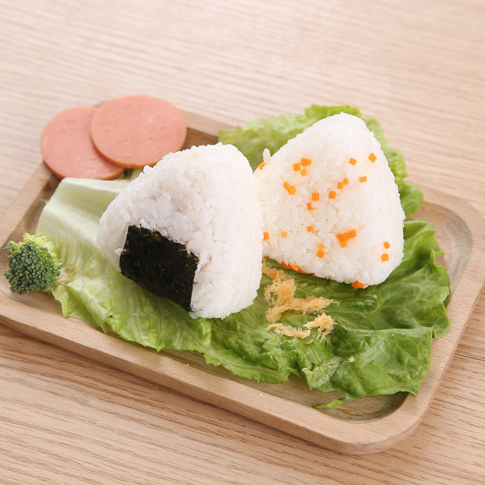 4Pcs Triangle Rectangle Onigiri Molds Musubi Maker Kit with Rice Spoon