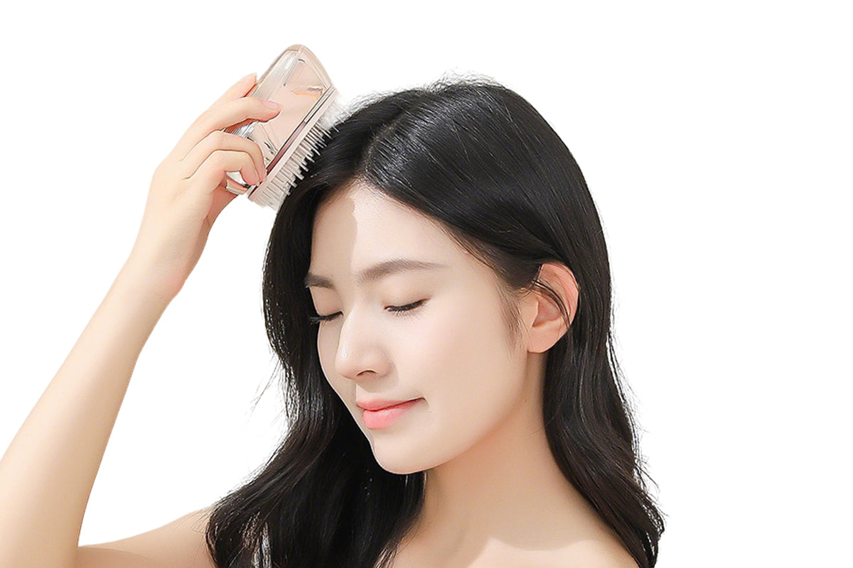 Electric Mist 2 Speeds Vibration Massage Hair Comb for Scalp Care