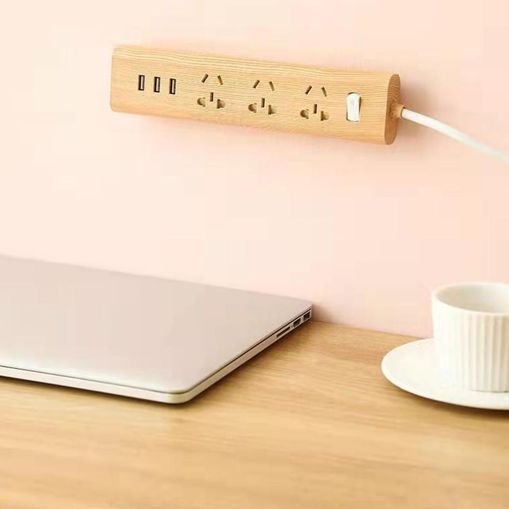 4PCS No-Drill Power Strip Holders Adhesive Wall Mount Socket Organizer