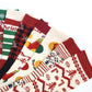 12 Pairs Christmas Sock Advent Calendar Blind Box 24 Days Countdown Calendar